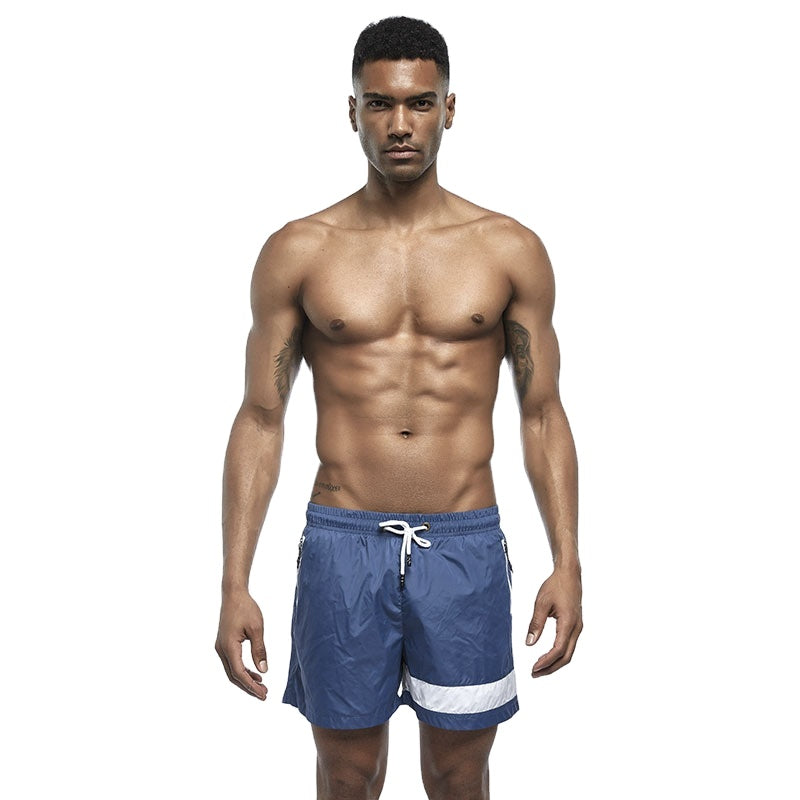 ZSAQ-E308 Eco Friendly Swimwear Trunks Men's Beach Pants Middle Waist Quick Drying Men's Beach Sports Pants Sweat Absorption