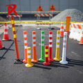 Beijing 20 Years Manufacturer ROADSAFE Orange Flexible PU Spring Post Traffic Guide Post Road Delineators