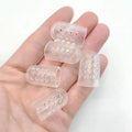 Wholesale Transparent ultra clear Perforated Breathable Silicone/dropper Toe Protectors