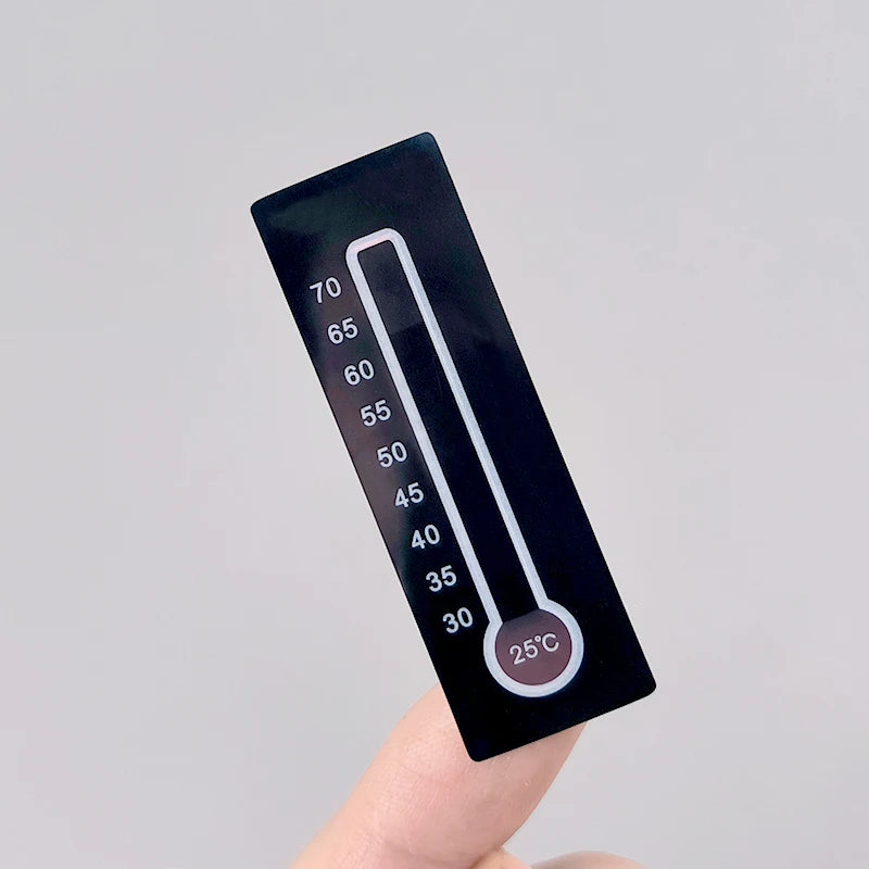 Waterproof Sticker Custom Color Change of Digital Paper Printing Print Blank Thermometer Label