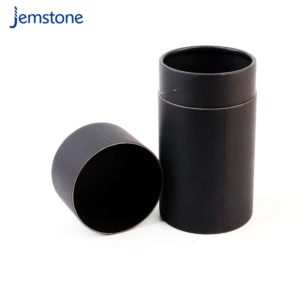 Recyclable Biodegradable Cardboard Cylinder Can Packaging Raffia Paper Tube for Gifts Round Packaging