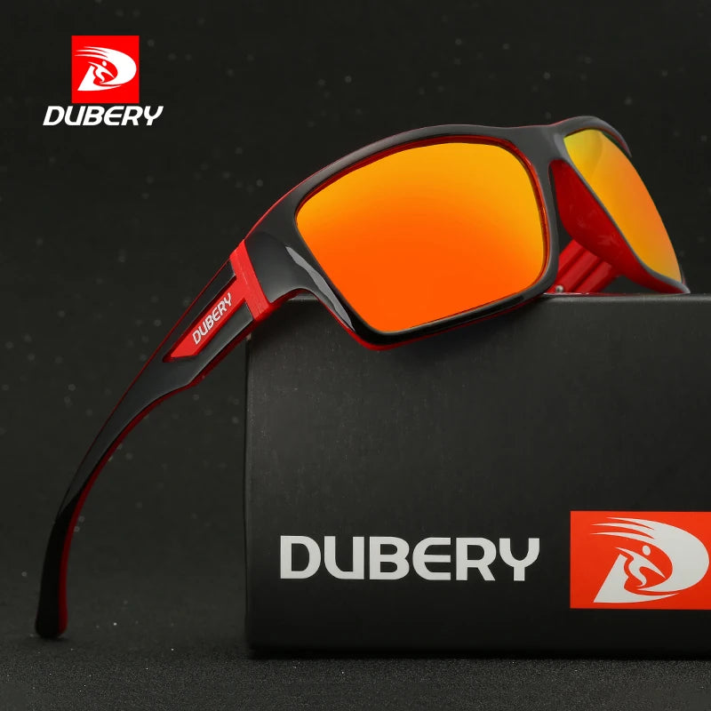 DUBERY Hot Style Sports Riding Sunglasses for Men and Women High Definition Polarized Driving Sunglasses D2071