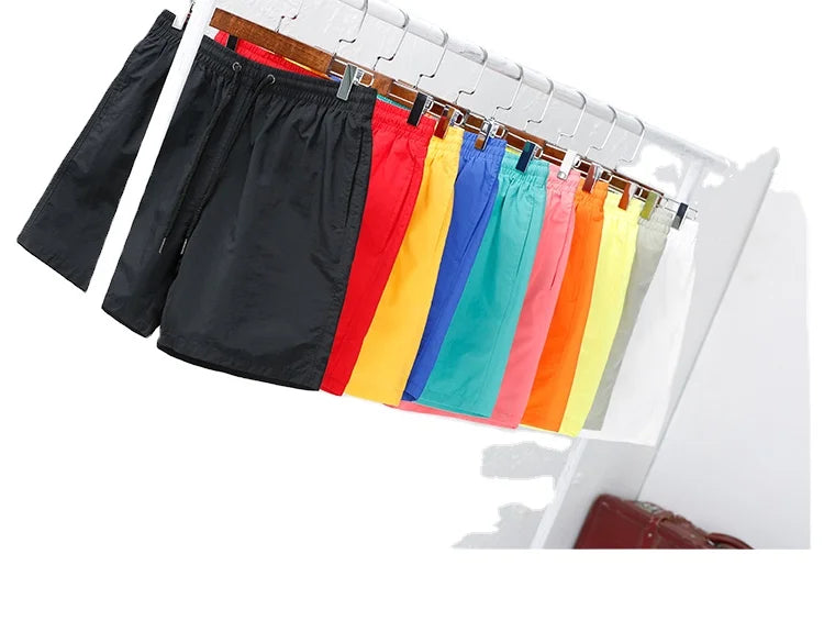 Cheap Men Boy 5XL Plus Size Men's Five-quarter Pants 10color Polyester Short Nickel Pants Jogging Pant House Shorts