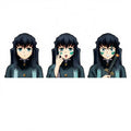 Wholesale 3D Motion Muichirou Tokitou Anime Stickers Kimetsu No Yaiba Waterproof Eco-friendly Car Decals for Promotional Gifts