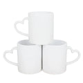 Factory Hot Sale Customizable Porcelain Magic Mug Minimalist Design Ceramic Mug for Drinking Heating Sublimation Blank Low Price