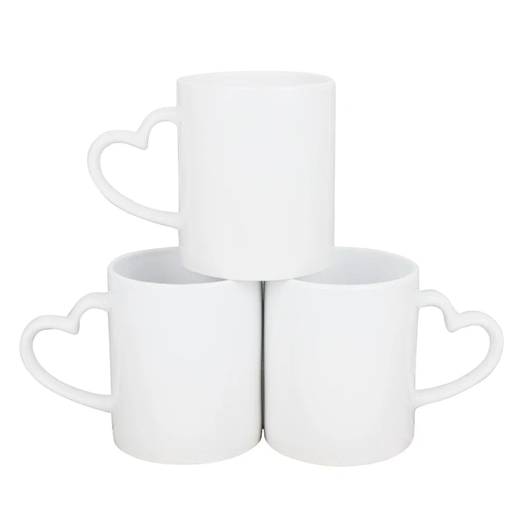 Factory Hot Sale Customizable Porcelain Magic Mug Minimalist Design Ceramic Mug for Drinking Heating Sublimation Blank Low Price