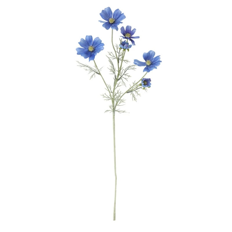 Hot Sale Decorative Coreopsis Silk Artificial Flowers Calliopsis Cosmos Flower  for Home Decor Mother's Day Real Looking