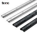 Cabinet Ball Bearing Full Extension Push Open Soft Closing Rail Sliding Drawer Telescopic Kitchen Drawer Close Slide