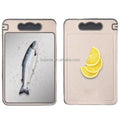 Double-Sided Stainless Steel Cutting Board with Integrated Knife Sharpener Kitchen Plastic Tool