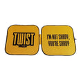 Custom Logo Printing Pop up Car Windshield Sun Visor Retractable Foldable Car Front Windscreen Sunshade