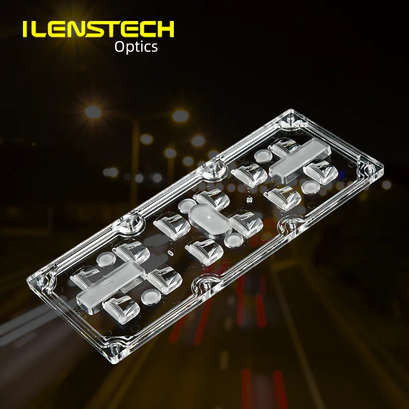 Plastic Optical Lens 173mm TYPE2M Street Light Module Lens for Road Lighting