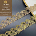 Gold bar Code Lace Ethnic Children's Dress Clothing Accessories Home Soft Decoration Hollow Embroidery Lace