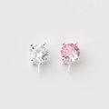 Fashion 925 Sterling Silver Zircon Square Pinch Bails Connection Pendant Beads Cap for Diy Pearl Jade Crystals Necklace