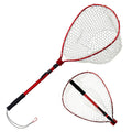 WEIHE SP008D Landing Net Aluminium Alloy Pole and Frame Silicone Net Pesca EVA Handle Anti-lost Rope