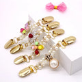 Pearl Clip Travel Pins: Dress Back Cinch Cardigan Clips for Clothes Hat Clip for Travel Connector