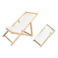 Folding Deck Chair Wood Beach Chair
