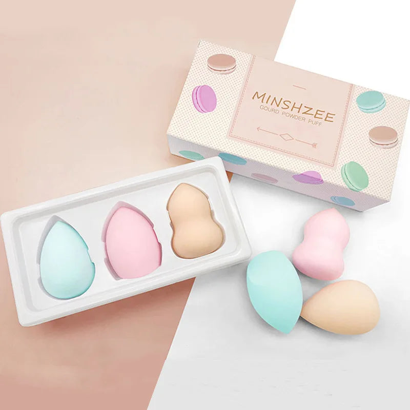 Factory Wholesale Vegan Latex-Free Soft Tear-Drop Cosmetic Foundation Blender Washable Makeup Beauty Sponge with Box