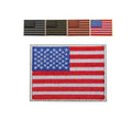 Wholesale Reverse American Flag Embroidered Patch Patriotic Usa Us Embroidery Patch Brand New Us Flag Shoulder Patch