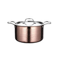 Large Capacity 304 Stainless Steel Soup Pot Thickened Classic Design with Tempered Glass Lid Induction Ready Dishwasher Safe