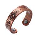 BioMagnetic Jewelry Copper Bio Magnetic Balance Cuff Copper Rings Vintage Adjustable Magnetic Rings for Pain Rlief Anniversary