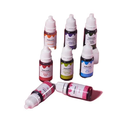 Handmade Lip Gloss Color Pigment in Natural Flavor Liquid Makeup with Minimum Order of 3pcs Certified with MSDS