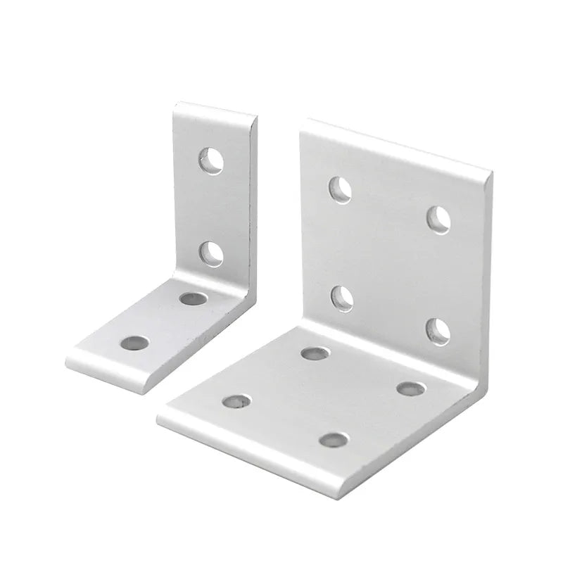4080 3060 Aluminum Extrusion 90 Degree Angle Connector Bracket CNC Machining Connection Brackets