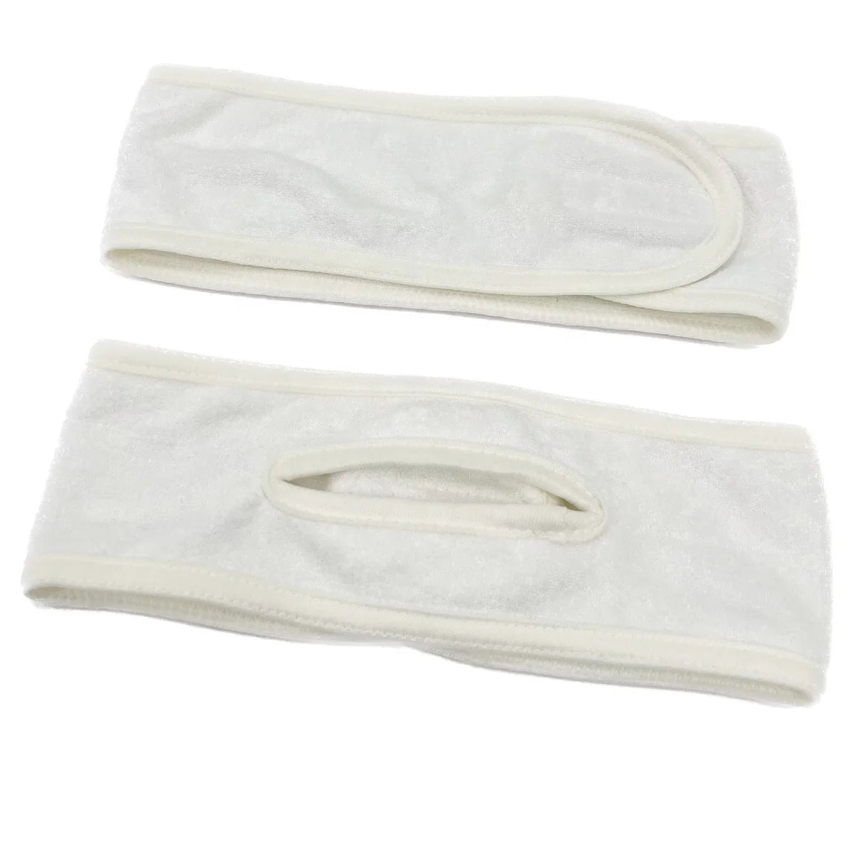 Soft Bamboo Velour Facial Spa Headband Fabric Adjustable Hairband Make up Cloth Headbands