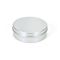 Hot Sale 80ml Screw Top Round Containers Aluminum Tin Cans Metal Silver Storage Jar