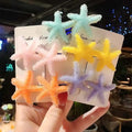 Bow Hairpin Female Ins Candy Color Back of Head Flower Hairpin Bangs Card Edge Clip Children's Sweet Resin Hair Accessories