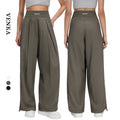 Custom Ladies High Waist Stretch Gym Sports Hip Lift Yoga Workout Drawstring Pants for Female All-Match Casual Loose Pants