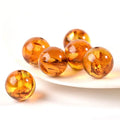 Bulk Wholesale Polished DIY Round Natural Amber Beads Different Size for Choice 1932188