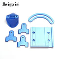 Custom CNC Machined Aluminum Alloy Spindle Bracket Anodized Coating Mounting Plate Holder Housing OEM/ODM Part Service