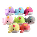10cm Stuffed Animal Whale Dolphin Pendant Plush Keychains Toy Cute Dolphin Keychain Mini Plushie Peluches Sea Creature Accessory