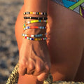 Boho Rainbow Bracelet for Women MIYUKI Tila Bracelets Mix Beads Pulseras Mujer Moda Fashion Handmade Charm Bangles Jewelry