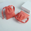 Luxury Red 7*9cm High Quality Promotional Jewelry Storage Pouches Wholesale Ornament Watch Necklace Bracelet Earring Ring Bags