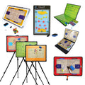 Double-Sided Football Tactics BooksTacical Magnetic Board Kit with Tripod Stand Dry Erase PenCustom Logo Available