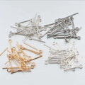 40mm 21guage Iron Eye T Pin Metal Rosary  Peye in Accessory HEAD Pin NEEDLES JEWELRY Findings for Beading Jewelry Making