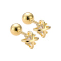 2025 Trendy Cross Stud 925 Sterling Silver CZ Star Screw Back Earrings Set for Women Girl Fine Jewelry Wholesale