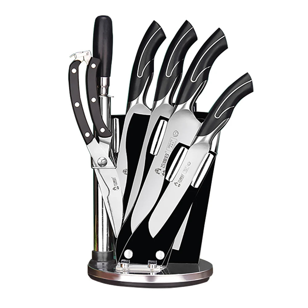 7 Pieces Kitchen Knife SetStainless Steel Chef Knife Set With ABS Handle
