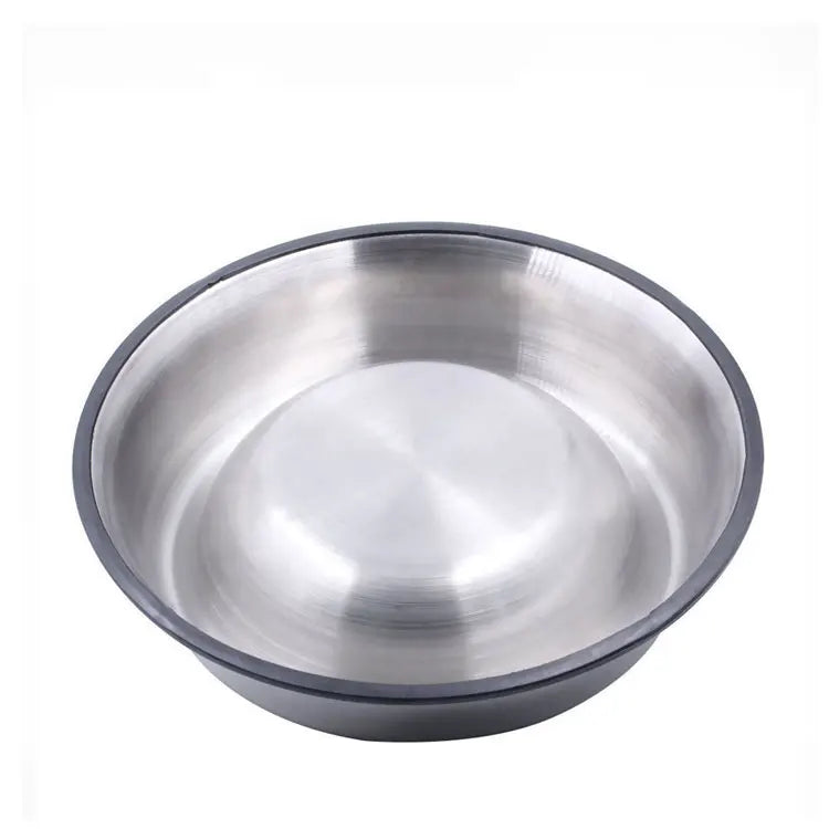 Custom Metal Non Spil Pet Food Bowl Stainless Steel Dog Bowl