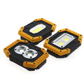USB Rechargeable LED Portable Spotlight COB Flood Lights IP68 Work Light with ABS Lamp Body