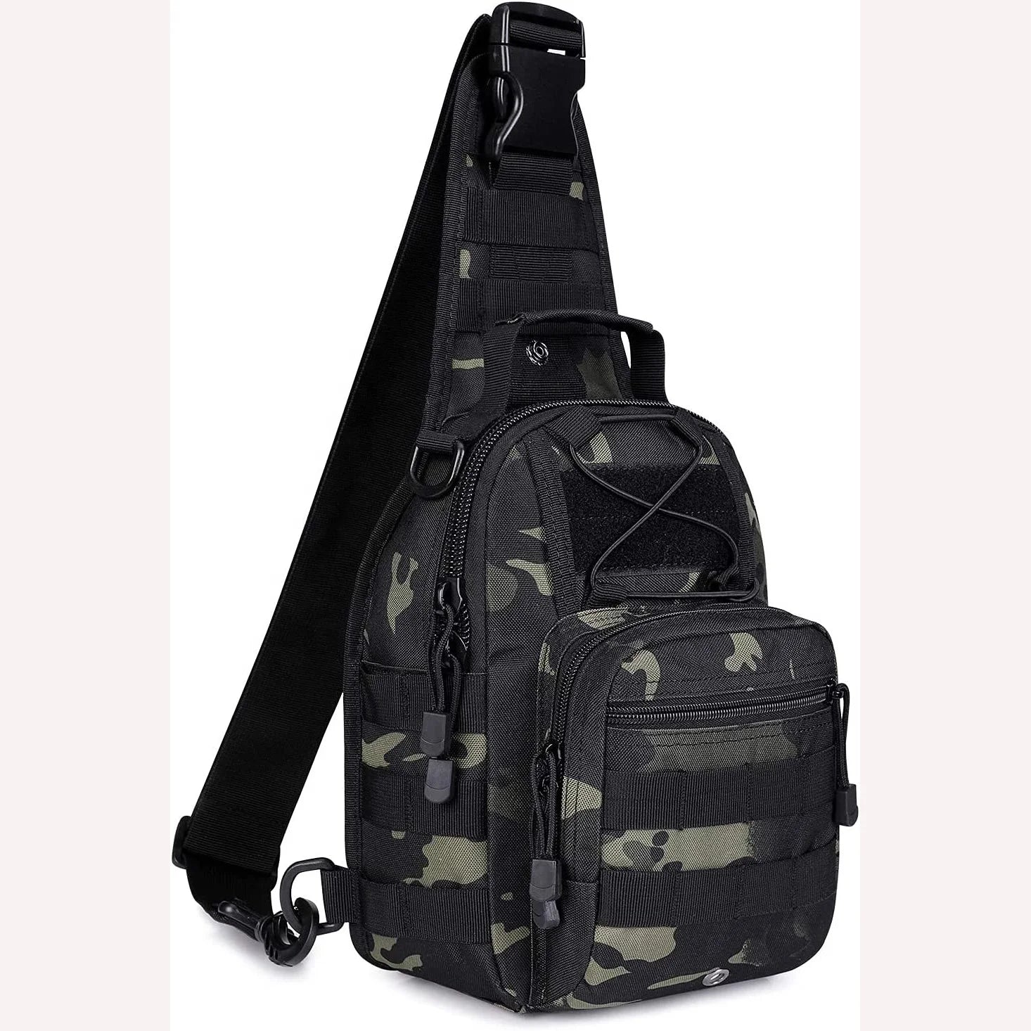 Wholesale Custom LOGO Hiking Trekking Backpack Sports Climbing Shoulder Bags Outdoor  Sling Daypack Tactical Bag