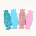 Ziri Factory Supply Nail Art Tool Colorful Glitter Candy Shape EVA Toe Separator