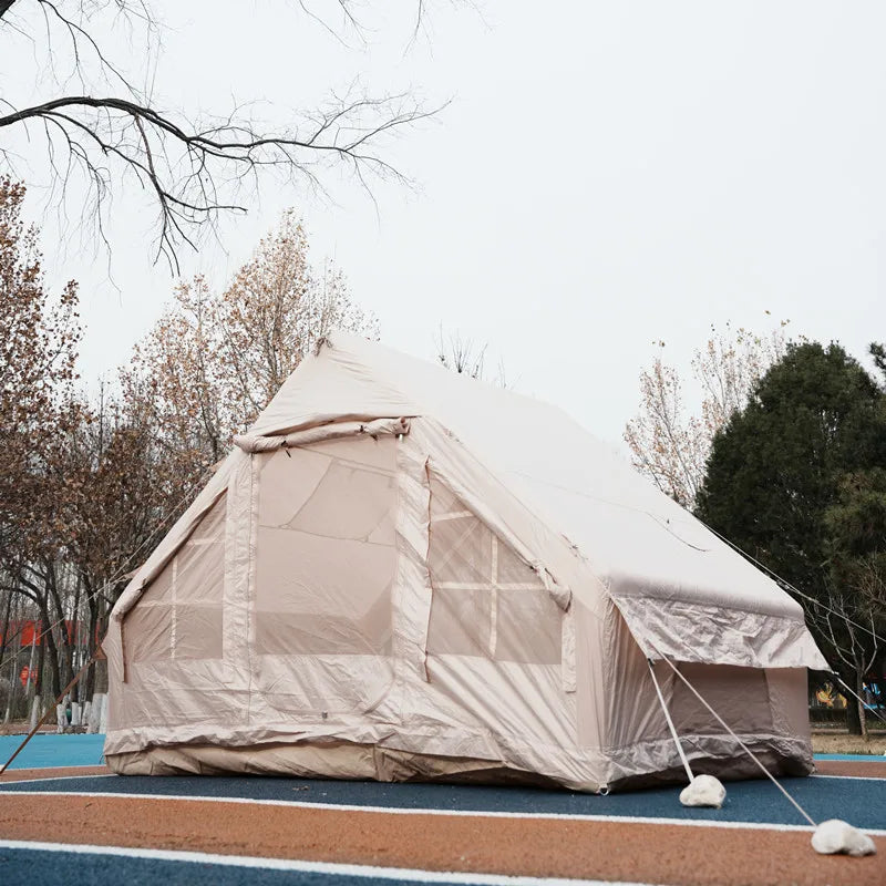 Wholesale Inflatable Tent with Pump 3-4 Person Instant Glamping Camping Tents House Waterproof Inflatable Tent for Camping