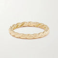 LOZRUNVE Trendy Jewellery Simple Silver 925 Gold Minimalist Twisted Ring
