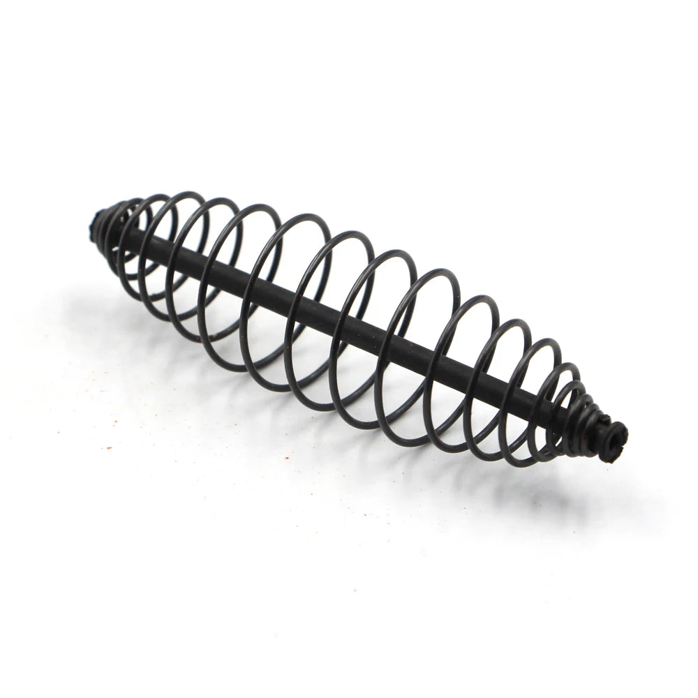 China Wholesale Carp Fishing Accessories Spring Feeder Stainless Steel Inline Method Feeder Bait Cage Holder Coarse Tackle