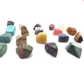 DIY Healing Stones Box Fossiles Tumbled Stone Crystals Crystal Raw Ore Education Home Decors