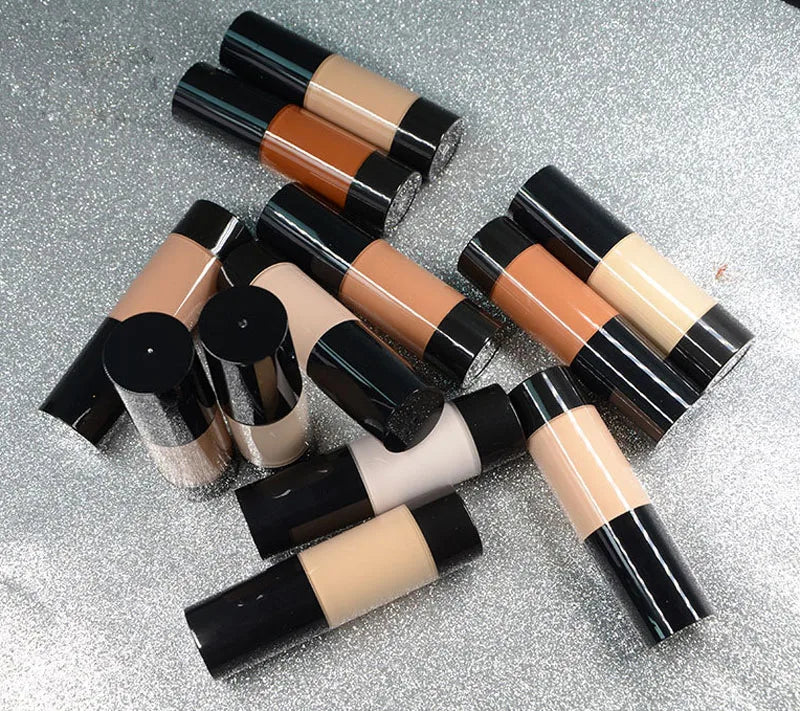 F1Ar  Private Label Makeup SPF Concealer Foundation Waterproof Full Coverage Mineral Matte Liquid Foundation for Dark Skin