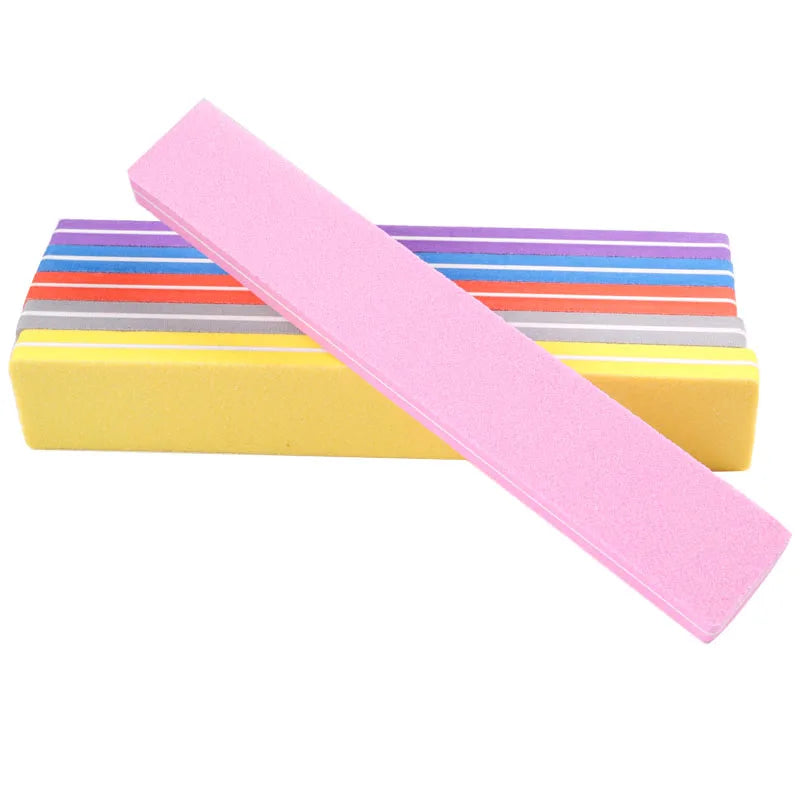 TSZS Professional Korean 100/180/240 Nail Sponge Buffer Custom Logo EVA Sanding Sponge File Washable Square Sponge Nail File