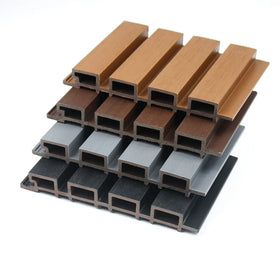 Waterproof Outdoor Decoration WPC Wall Cladding Panel Co-Extrusion Wood Plastic Composite Wall Board for Exterior Outdoor WPC